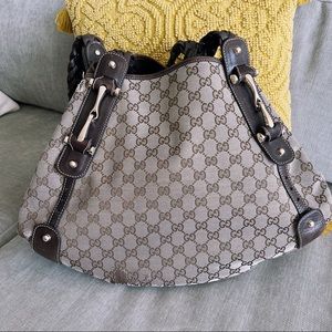 💕 AUTHENTIC 💕 Gucci Vintage Large Horsebit Hobo